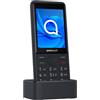 TCL Mobile TCL 4022S - Telefono cellulare con tastiera, Ampio display da 2,8, Speaker potente, Tasto SOS, Camera VGA, Batteria 10gg in stand-by, Radio FM, Bluetooth, Basetta di ricarica inclusa, Nero [Italia]