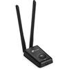 TP-Link TL-WN8200ND Adattatore USB Wireless N300 Mbps, 2 Antenne Esterne 5 dBi, Cavo Prolunga USB da 1.5 m, WPS, Configurazione Semplice