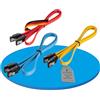 sonero® set di cavi dati SATA III 6Gb/s, 3x 0,50 m, rosso/giallo/blu