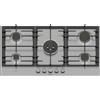 BOSCH PCR9A5I90 PIANO COTTURA GAS, 5 zone di cotura, dimensioni: L 91,5 cm, P 52 piano in Acciaio inossidabile, Inox