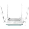 D-Link R15 Router Smart EAGLE PRO AI AX1500 con Wi-Fi AI Mesh, ottimizzatore del traffico, parental control, porte Gigabit, MU-MIMO, 1024 QAM, OFDMA, WPA3. Funziona con Alexa/Assistente Google.