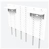 Dezctop Kit Pannelli D-Board Dezctop per scrivanie Bifrost/Bifrost Elite 120 - Set composto da 3 pezzi, Colore Bianco