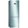 Bosch - Serie 4 KGN49XLEA Frigorifero combinato da libera installazione 203 x 70 cm Metal look Classe e. Capacità netta totale: 438 l. Cerniera