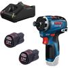 Bosch - Avvitatore a batteria gsr 12V-35 hx con 2 batterie da 3,0 Ah + caricabatterie in scatola