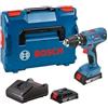 Bosch - Trapano a Percussione gsb 18 V-21 06019H1109 con Batteria 2 Ah