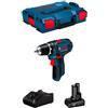 Bosch - Trapano Avvitatore gsr 12V-15 (1 x 6,0 Ah + GAL12V-40 + L-Boxx 102)