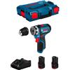 Bosch - Perceuse visseuse 12V gsr 12V-15 fc - 2 batteries Li-Ion 2Ah + chargeur + coffret L-Boxx - 06019F6001