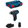 Bosch - Trapano Avvitatore gsr 12V-15 (1 x 3,0 Ah + GAL12V-40 + L-Boxx 102)