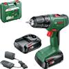 Bosch Home and Garden EasyDrill 18V-40 06039D8002 Trapano avvitatore a batteria 18 v 1.5 Ah Li-Ion incl. seconda batter - Bosch