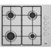 Beko Higg641c3sx piano cottura da incasso in acciaio inox 4 fuochi 60 cm - Beko