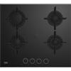 Beko - Piano a Gas, 4 Bruciatori, 60 cm. Colore del prodotto: Nero, Posizionamento dell'apparecchio: Da incasso, Dimensione della larghezza del piano