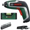 Bosch Home e Garden Screwdriver a batteria ixo e Level (3,6 v 2,0 Ah 5,5 Nm con mini di cavo micro usb a bolla compatibilecongliaccessori della collezione