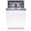 Bosch - Serie 4 SPV4EMX25E Lavastoviglie da incasso a scomparsa totale 45 cm Classe d. Posizionamento dell'apparecchio: a scomparsa totale,