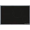 Bosch - Serie 6 PVS845HB1E piano cottura Nero Da incasso 80 cm Piano cottura a induzione 4 Fornello(i)