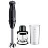Braun MultiQuick 3 MQ30201M 0,6 L Frullatore ad immersione 900 W Nero, Acciaio satinato