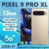 LenO Android 15 Versione globale Smartphone 9 Pro XL 7.3 FHD 22G 2TB 8800mAh 5G Rete Snapdragon 8 Gen4 Telefono pixel sbloccato originale - Grigio