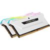 Corsair Ram DIMM DDR4 16Gb Corsair Vengeance CMH16GX4M2E3200C16W 3200MHz Bianco