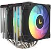 Valkyrie Dissipatore cpu Valkyrie Vind DL125 ARGB 2x120mm Nero [VK-AIRDL125B]