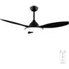 Cecotec - Ventilatori da Soffitto EnergySilence 4800 Light Black - 35 W, Diametro 121 cm, Lampada a LED, Telecomando, Timer Fino a 8 Ore, 6 Velocità, 3 Pale, Estate/Inverno