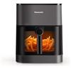 Panasonic Friggitrice ad Aria 5L Nero/Grigio NF-CC500SXE