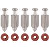 Fdit 5 Pz Carburatore Carb Ago Sede Guarnizione Kit di Riparazione per Briggs Stratton 398188 Tosaerba Sostituzione