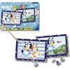 Ravensburger CreArt 5 Anni Junior: Bluey - Dipingere con i Numeri per Bambini 5+ Anni, Kit Pittura con 2 Tavole, Pennello Ergonomico e Colori Inclusi, 32 x 22 cm, Idee Regalo per Bambini 5 Anni