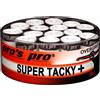 Pro's Pro Overgrip Pro'sPro Super Tacky Bianchi 30 pezzi