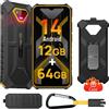 Does not apply Armor X13 Rugged Smartphone 2024, 12GB+64GB/SD-256GB, Android 14 Telefono Indist