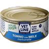 Vetline Vet Line Naturale Tonno e Mele 70g Umido per Gatti