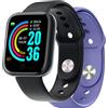 CELLY - TRAINERBEATVL - FIT TRACKER CON DOPPIO CINTURINO, Display LCD Transflettivo 1,44", 15GB - Nero