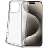 CELLY Cover Armor per Apple 16 Pro Max, bordi corazzati e angoli rinforzati, 20 gr - Trasparente