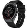 CELLY - TRAINERHALOBK Smartwatch fitness tracker quadrante tondo, Display LCD, Heartbeat, GPS, controllo pressione - Nero