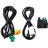 Qiilu Adattatore cavo USB AUX per BMW Serie 3 5 E87 E90 E91 E92 X5 X6