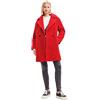 Desigual Coat_London Cappotto in Tessuto da Donna, Colore: Rosso, M