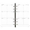 Quo Vadis 269004Q Timer 17 - Ricarica per agenda orizzontale in lingua francese, dimensioni fogli: 10 x 17 cm