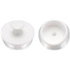 QUARKZMAN 2pz Tappo per Scarico, Tappo per Vasca Silicone 32mm a 34mm con Maniglia per Lavanderia, Lavello, Doccia, Copertura Lavabo Bianco