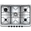 Smeg Piano cottura gas SRV5761-5 da incasso 5 fuochi acciaio inox 70 cm
