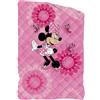 Disney Trapuntino/Copriletto Double Face Primaverile Personaggi Letto Singolo - 170x250 cm Moda Egidio (Minnie)
