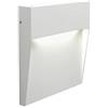 Sovil Faretto Segnapassi a Semi Incasso da Esterno a LED Grande Sovil Geo Square Bianco