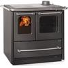Nordica Extraflame Cucina a Legna con Forno 7.5 kW Volume 215 m3 Dimensione 96x64 cm colore Nero Antracite - 7014521 Sovrana Easy Evo 2.0