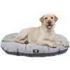 Ferplast Cuccia Cane Relax, Cuscino per cani di grandi dimensioni, Cuccia Gatto, Tappetino per cucce e auto -Lavabile - in Cotone con Soffice Imbottitura, 100 x 63 cm. Marrone