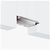 Glem Gas GHE601SI Cappa aspirante Incassato Argento 172 m³/h D