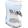 Smeg Macchina da Caffè Espresso Manuale 50's Style - Azzurro LUCIDO - ECF02PBEU