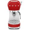Smeg Macchina da Caffè Espresso Manuale 50's Style - Rosso LUCIDO - ECF02RDEU
