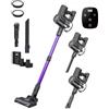Vexilar V8PRO Aspirapolvere Senza Fili Potente,40Min Scopa Elettrica Senza Fili Potente,Aspirapolvere Portatile,Aspirapolvere Senza Sacco, Aspirapolvere Senza Filo per Pulizia Domestica/Pavimento