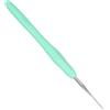 Coopay Uncinetto sottile 0,5 mm - Punta in metallo con impugnatura morbida TPR ergonomica