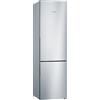 Bosch KGV39VLEAS Serie 4, Frigorifero combinato da libera installazione, LowFrost, Cassetti VitaFresh, Luce LED, Acciaio, 201x60 cm