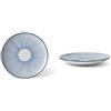 FILL INDACO PIATTO PIANO 25 CM RIGHE 21307