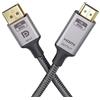 PremiumCord Cavo Adattatore DisplayPort 1.4 a HDMI 2.1 M/M, DP 1.2 a HDMI 2.0, Compatibile con Video 8K@60Hz, 4K@144Hz, Full HD 1080p, HDCP 2.2, Colore: Nero, Lunghezza: 2 m