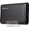 SilverStone SST-TS07 - Custodia esterna per unità disco rigido USB 3.0 per 3,5 pollici SATA HDD, nero